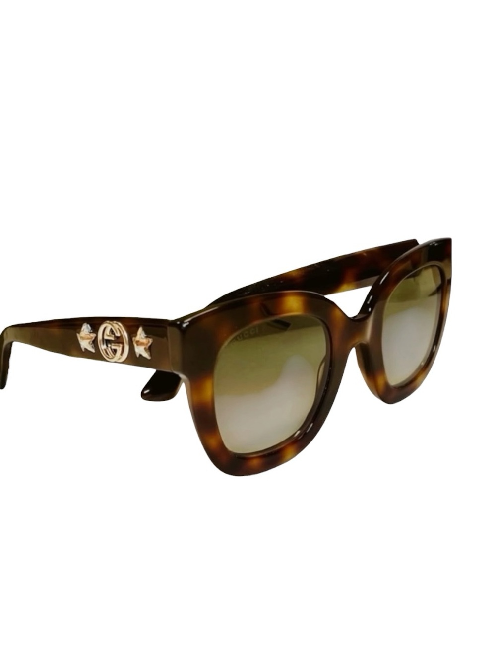 AUTH Gucci Tortoiseshell Cat Eye Sunglasses - Brown EUC!